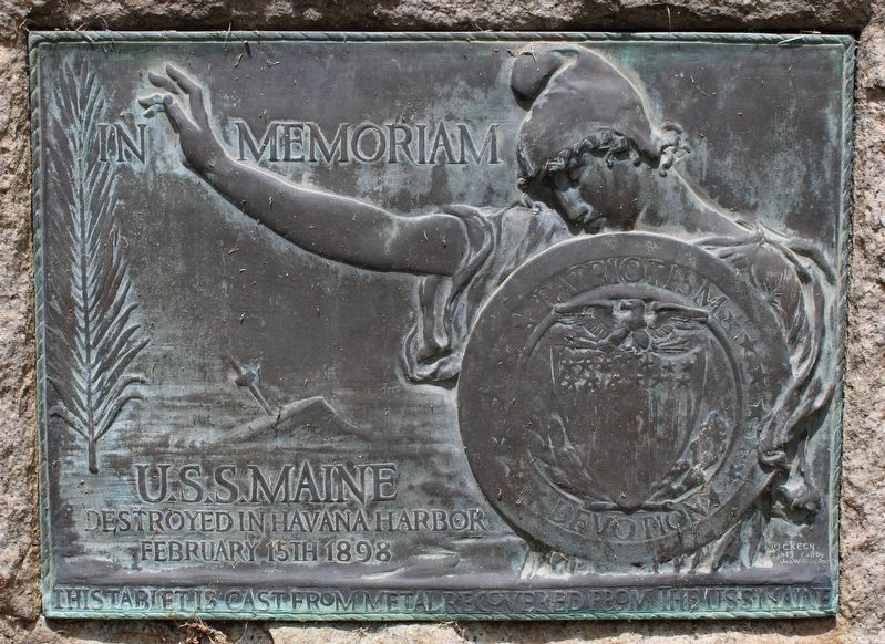U.S.S. Maine Memorial image. Click for full size.