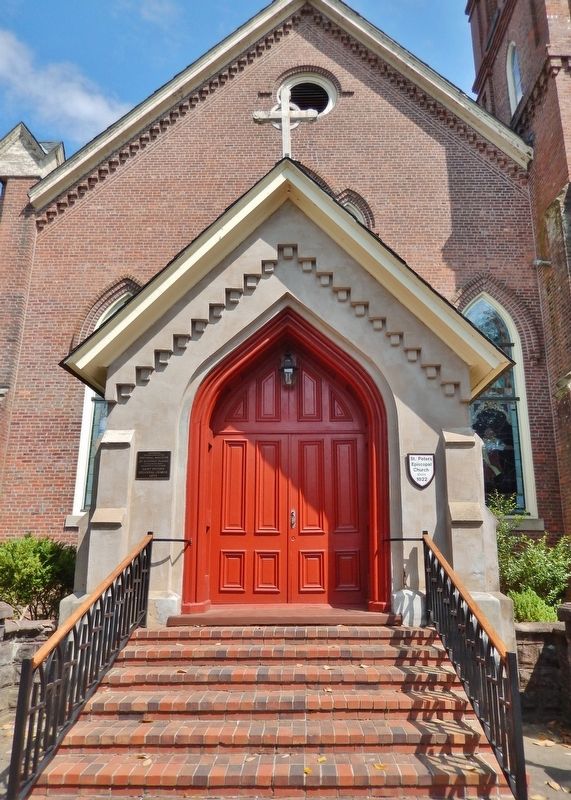 Saint Peter's Episcopal Church Marker. Click for full size. Saint Peter's Episcopal Church Marker image. Click for full size.