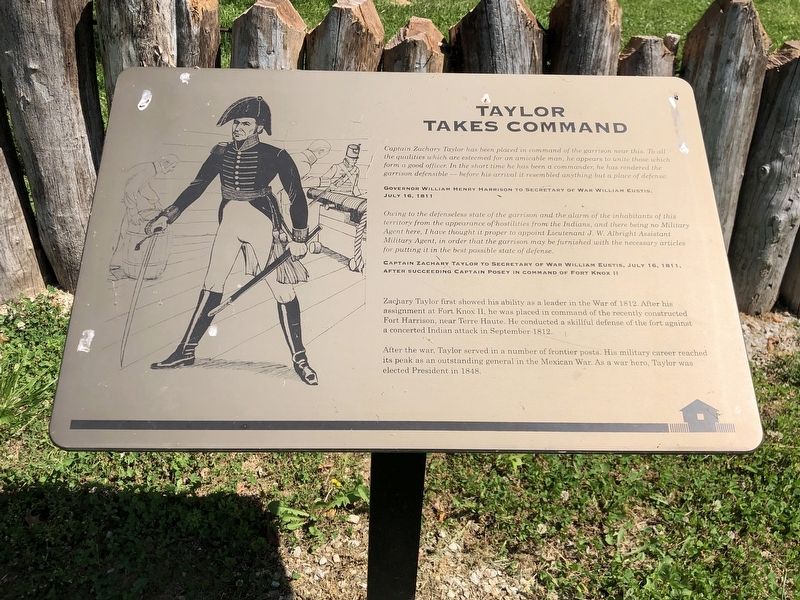 Taylor Takes Command Marker image. Click for full size.