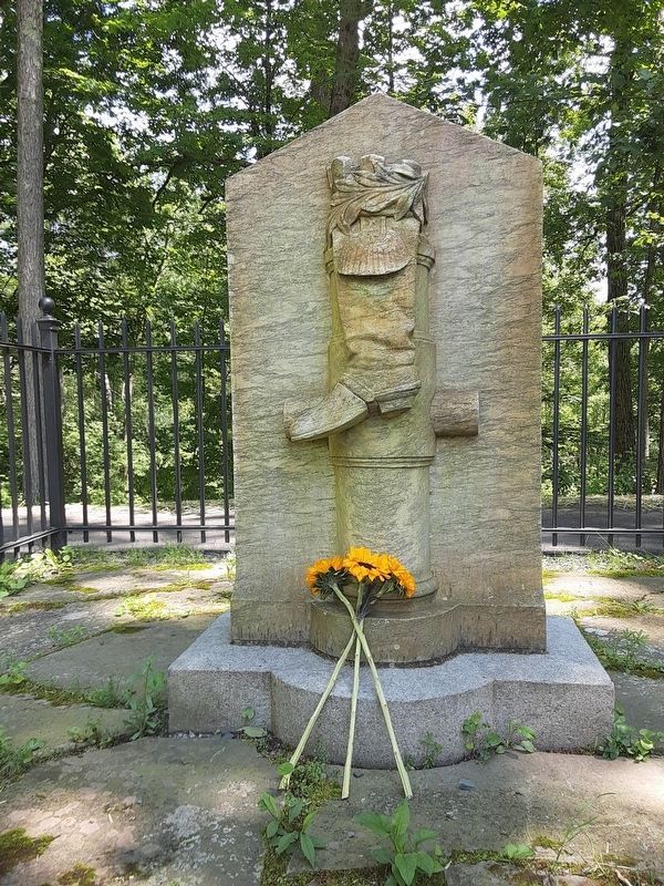 Benedict Arnold Boot Monument image. Click for full size.