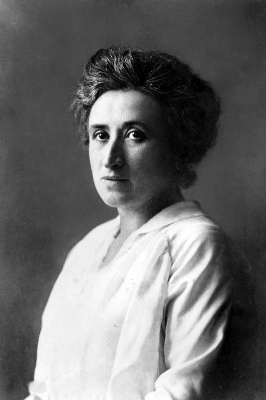 Rosa Luxemburg portait image. Click for full size.