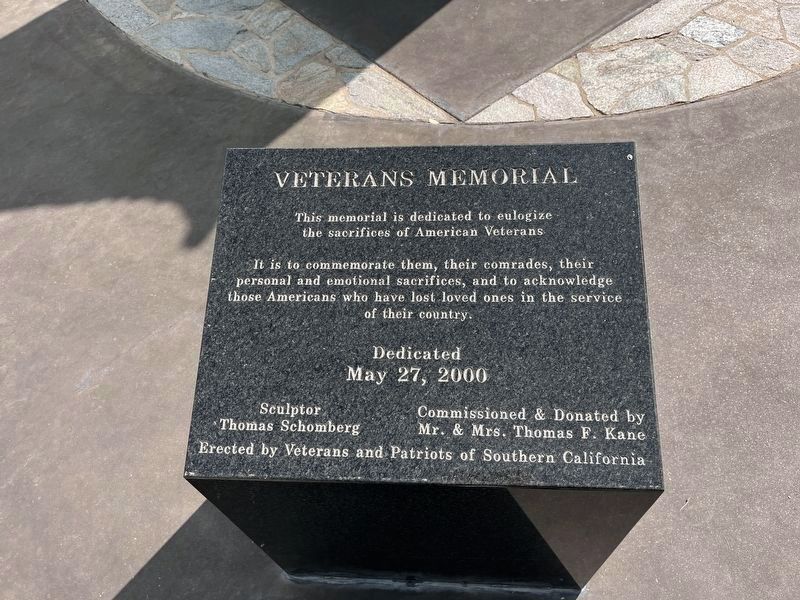 Veterans Memorial. Click for full size. Veterans Memorial image. Click for full size.