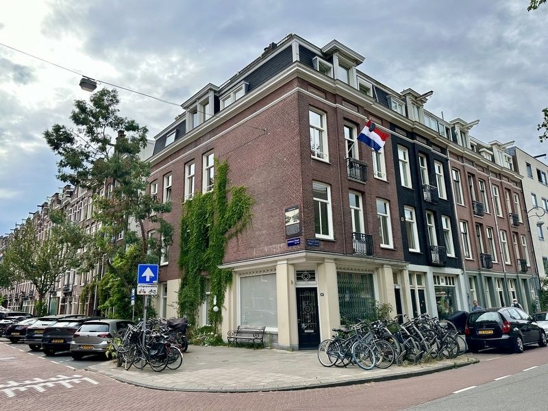 Kanaalstraat / Canal Street Marker - wide view image. Click for full size.