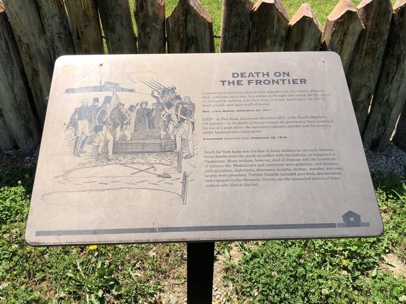 Death on the Frontier Marker image. Click for full size.