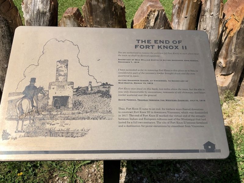 The End of Fort Knox II Marker image. Click for full size.