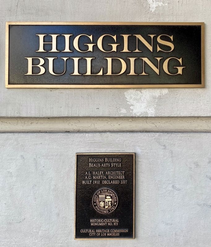 Higgins Building Marker image. Click for full size.