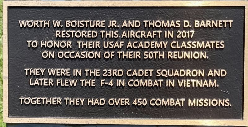 Worth W. Boister Jr. and Thomas D. Barnett Marker. Click for full size. Worth W. Boister Jr. and Thomas D. Barnett Marker image. Click for full size.