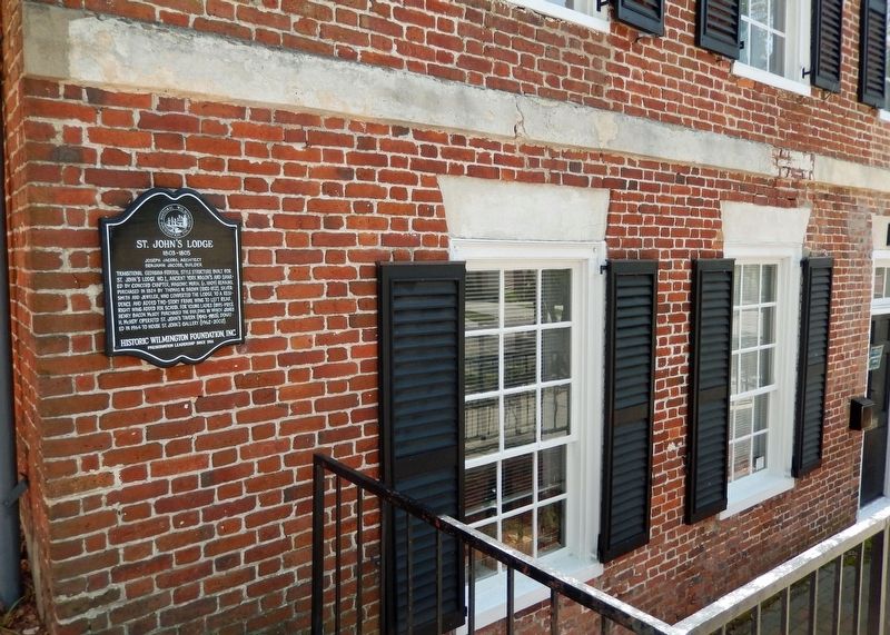 St. John's Lodge Marker. Click for full size. St. John's Lodge Marker image. Click for full size.