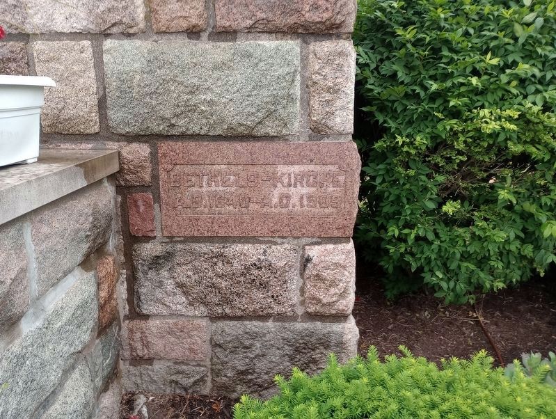 Bethel Church Cornerstone image. Click for full size.