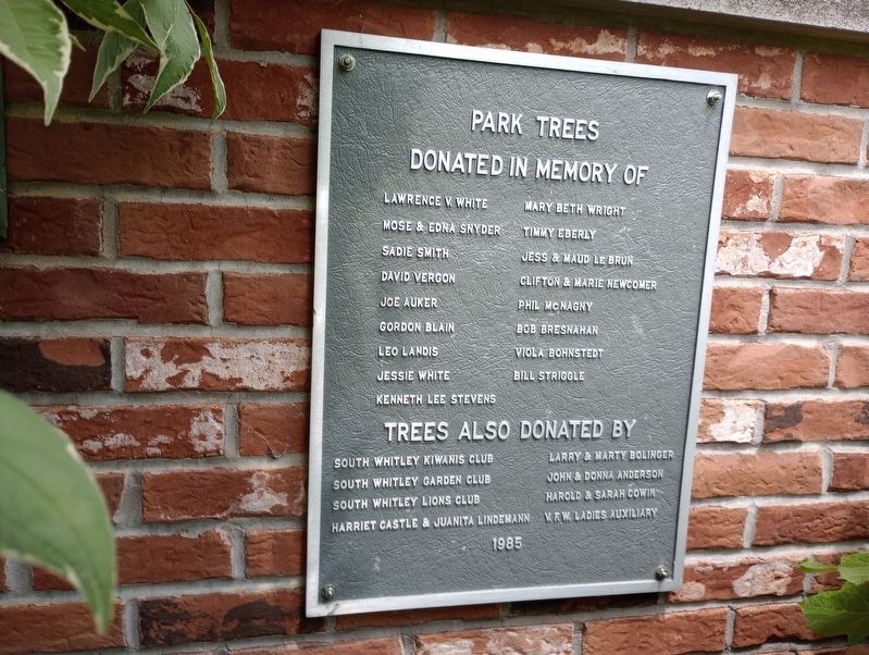 South Whitley Grist Mill Marker image. Click for full size.