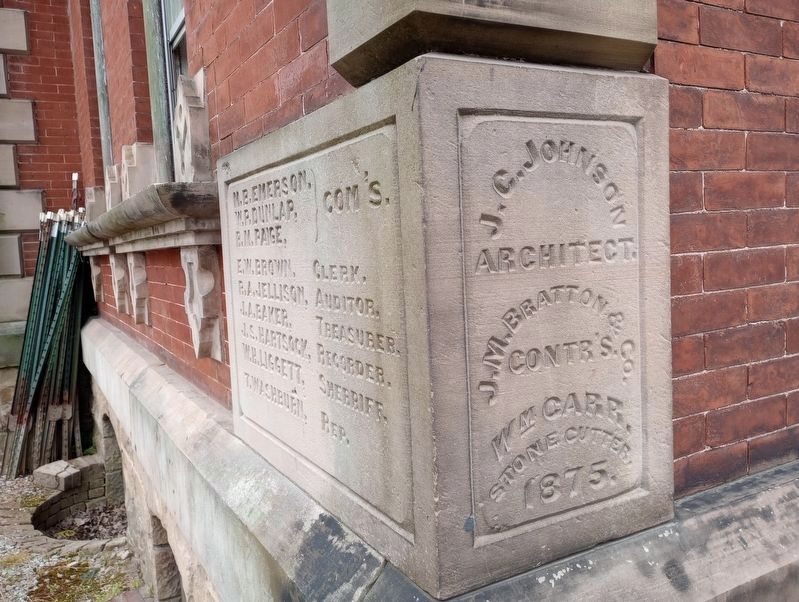 Whitley County Jail Marker image. Click for full size.
