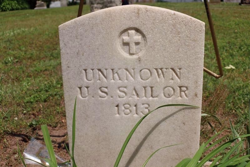 Grave of The Unknown Sailor 1813 image. Click for full size.