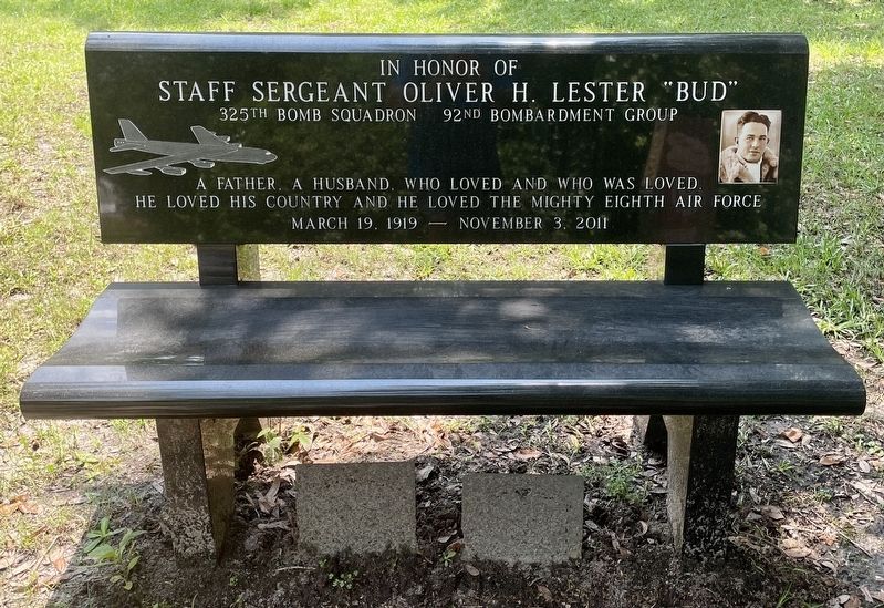 Staff Sergeant Oliver H. Lester �Bud� Marker image. Click for full size.