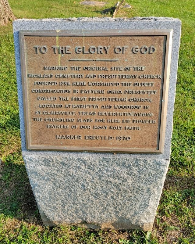 To the Glory of God Marker. Click for full size. To the Glory of God Marker image. Click for full size.