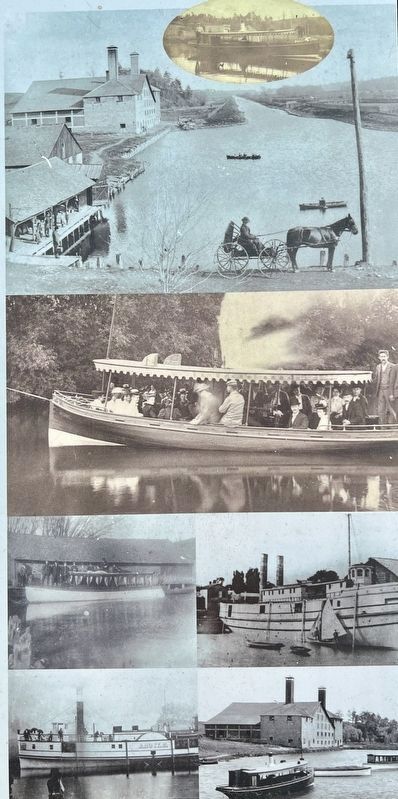 The Desjardins Canal Marker detail (right side) image. Click for full size.