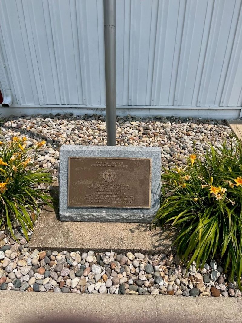 In Honor of all Veterans Past and Present Marker image. Click for full size.
