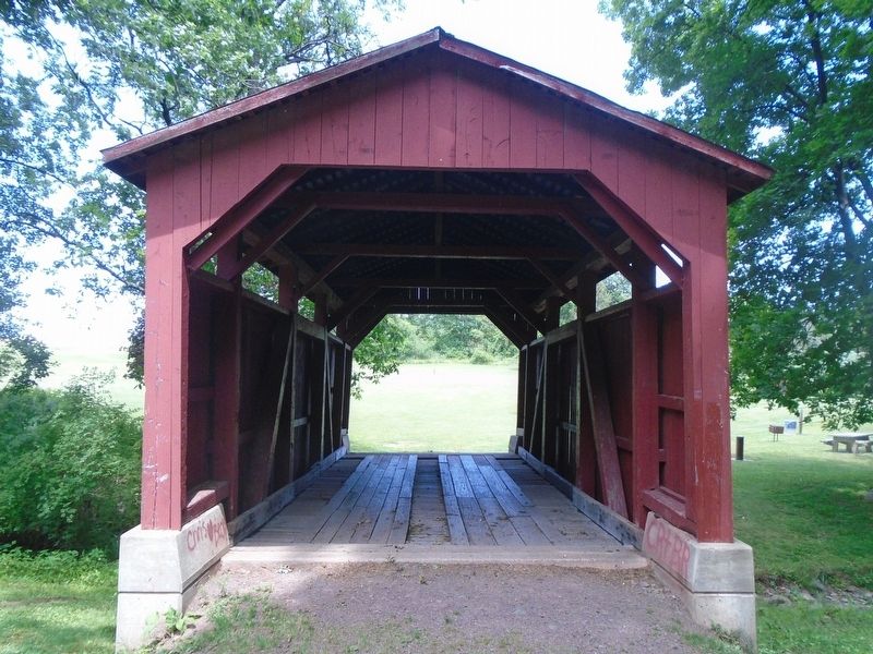 Fowlersville Covered Bridge. Click for full size. Fowlersville Covered Bridge image. Click for full size.