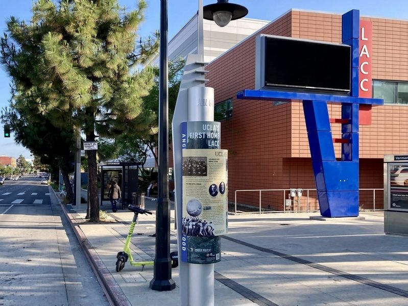 UCLA�s First Home Marker image. Click for full size.