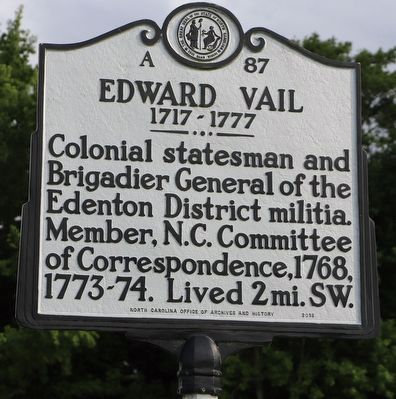 Edward Vail Marker image. Click for full size.
