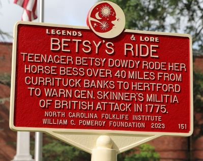 Betsy's Ride Marker image. Click for full size.