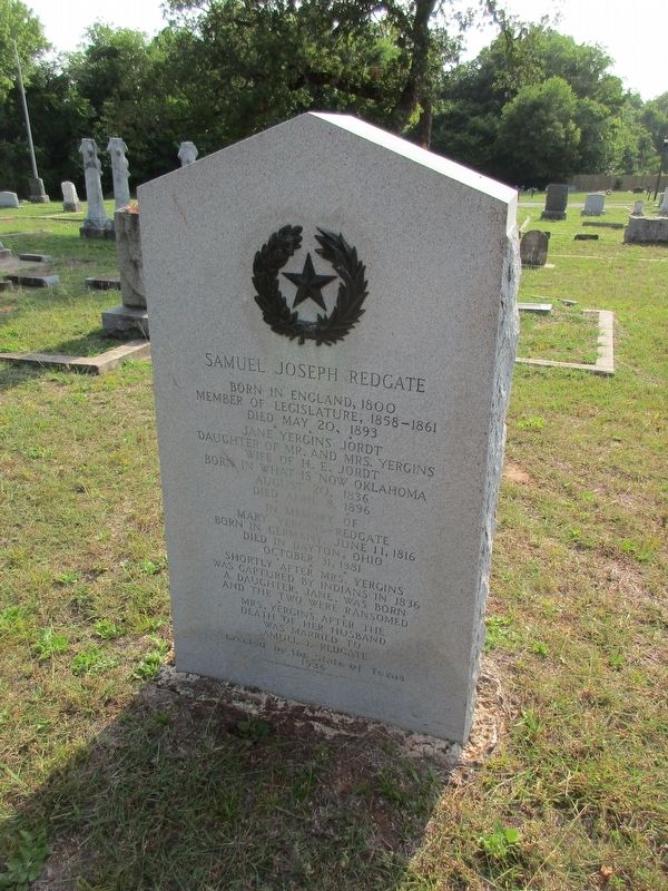 Samuel Joseph Redgate Marker image. Click for full size.