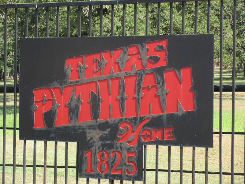 Sign for Texas Pythian Home image. Click for full size.