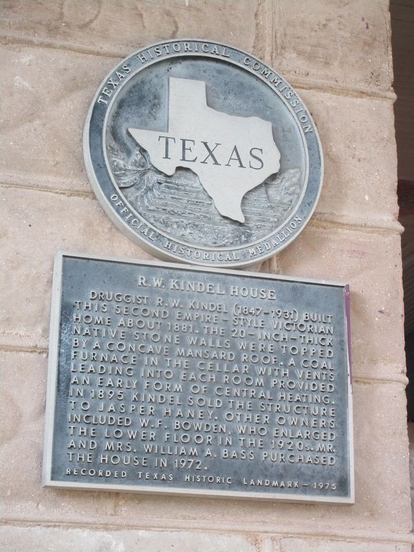 R. W. Kindel House Marker image. Click for full size.