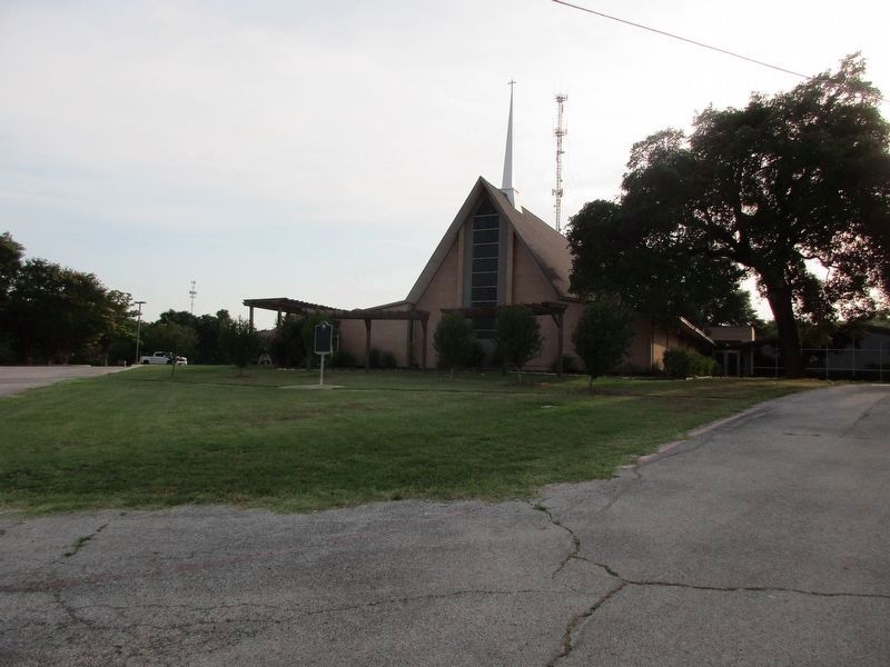 Central Christian Church and Marker image. Click for full size.