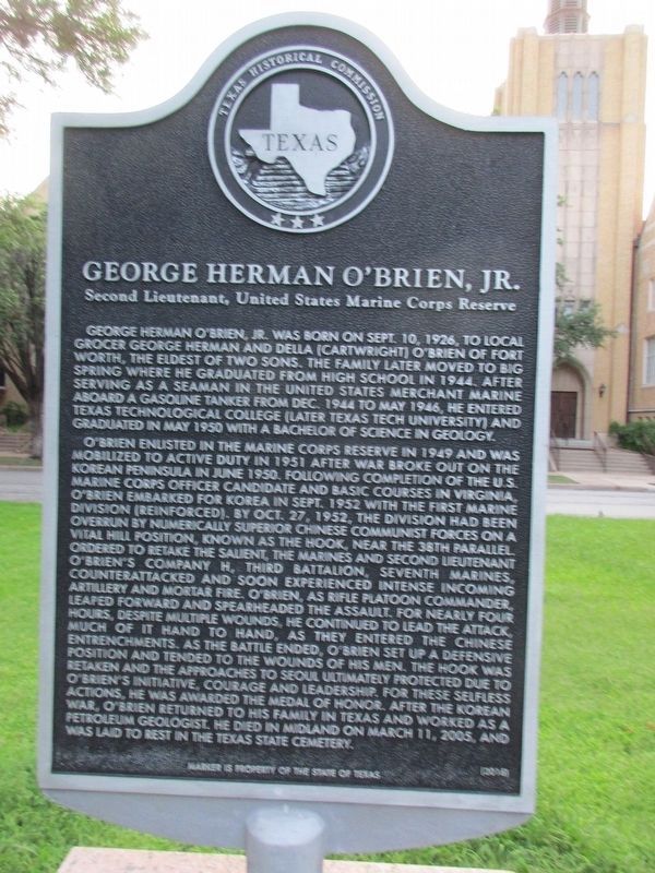 George Herman O'Brien, Jr. Marker image. Click for full size.