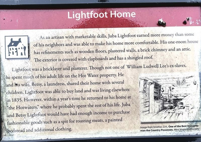 Lightfoot Home Marker image. Click for more information.