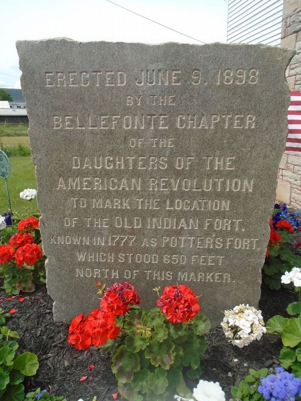 Location of Potter's Fort Marker image. Click for full size.