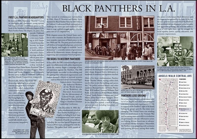 Black Panthers in L.A. Marker. Click for full size. Black Panthers in L.A. Marker image. Click for full size.