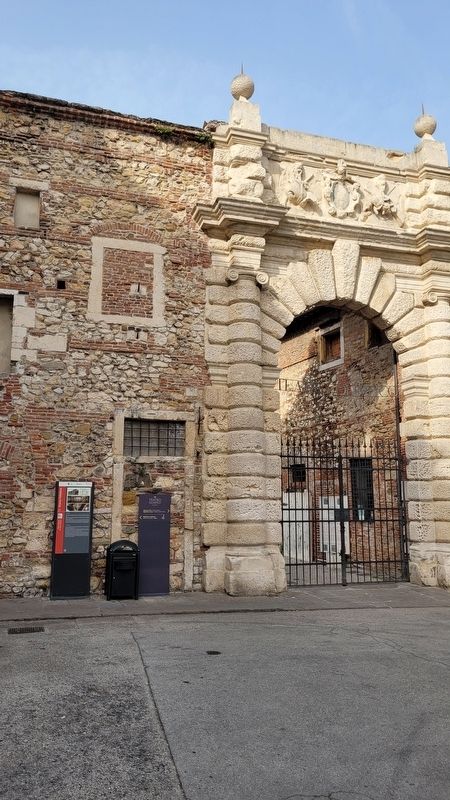 The entrance to the Teatro Olimpico. Click for full size. The entrance to the Teatro Olimpico image. Click for full size.