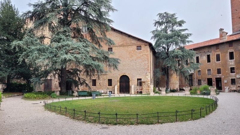 The view of the Teatro Olimpico building and courtyard. Click for full size. The view of the Teatro Olimpico building and courtyard image. Click for full size.