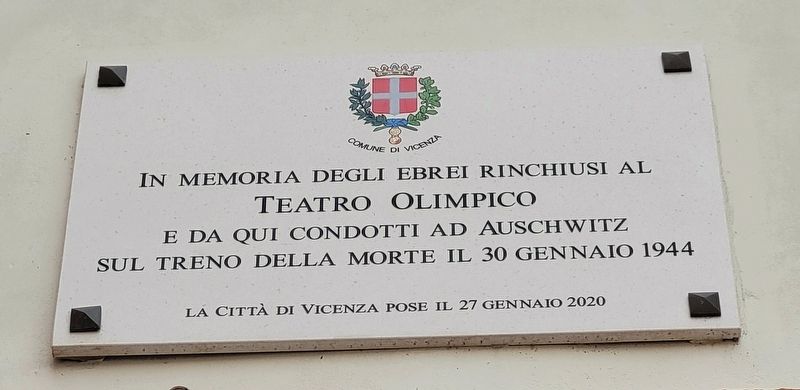 Teatro Olimpico Marker. Click for full size. Teatro Olimpico Marker image. Click for full size.