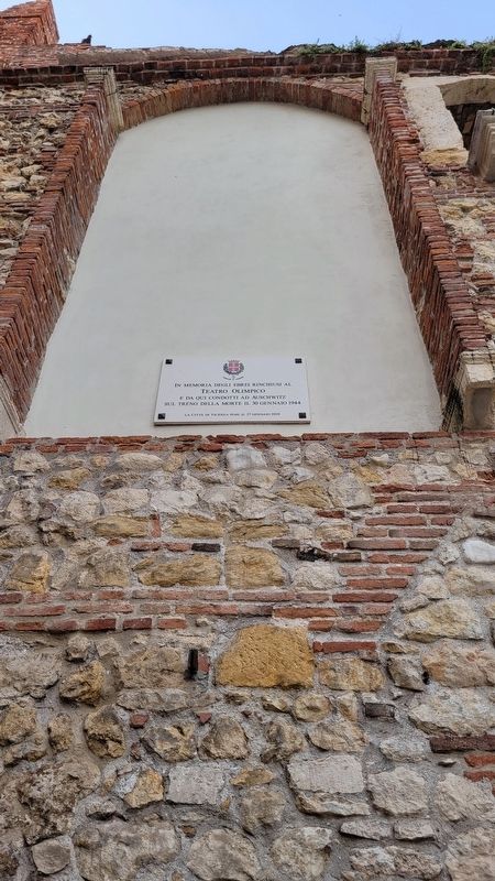 Teatro Olimpico Marker. Click for full size. Teatro Olimpico Marker image. Click for full size.