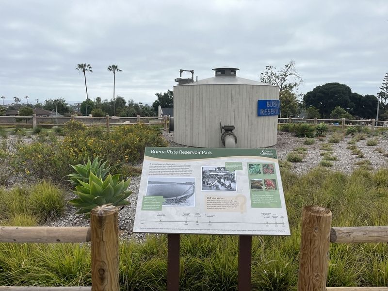 Buena Vista Reservoir Park Marker image. Click for full size.