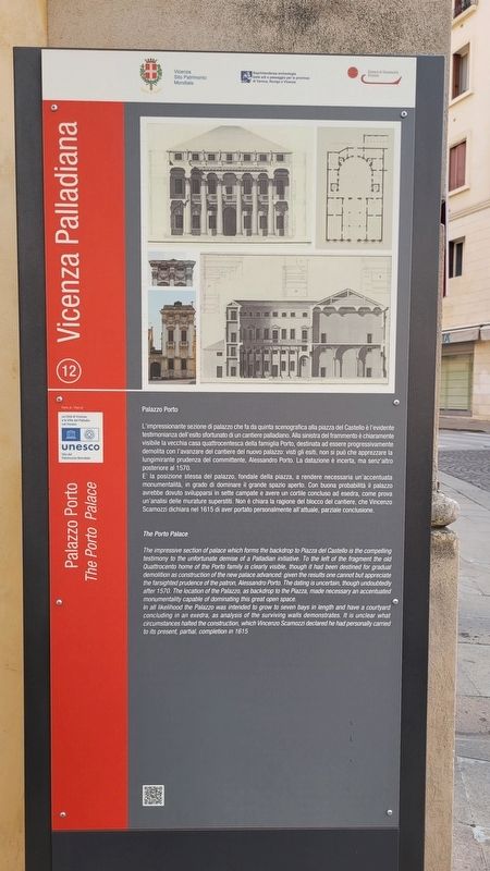 Palazzo Porto / The Porto Palace Marker. Click for full size. Palazzo Porto / The Porto Palace Marker image. Click for full size.