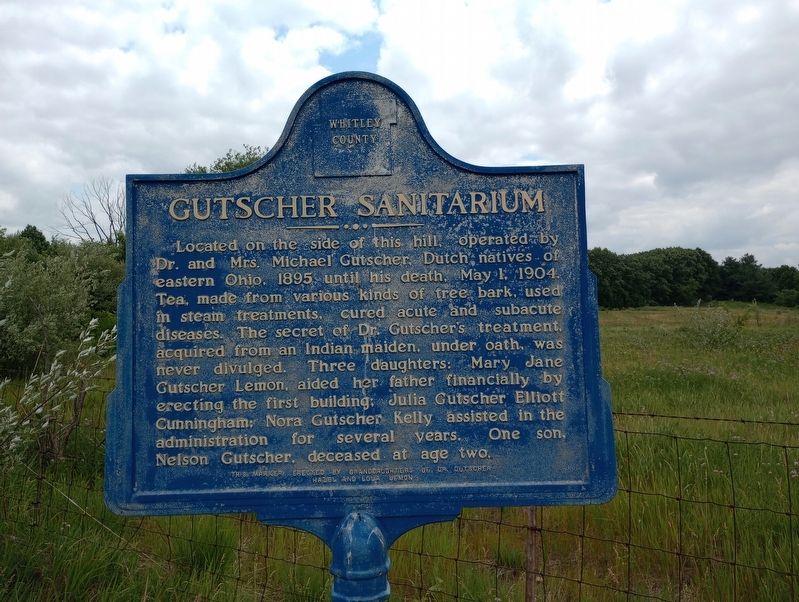 Gutscher Sanitarium Marker image. Click for full size.