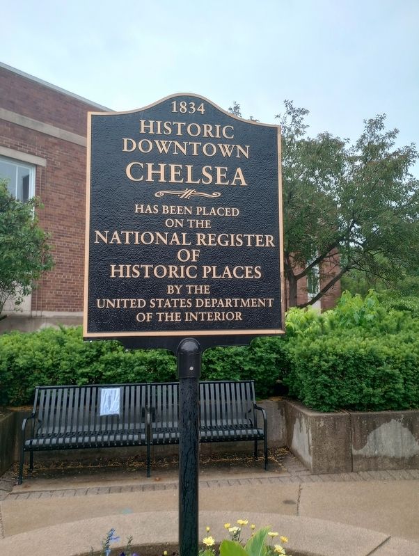 Historic Downtown Chelsea Marker image. Click for full size.
