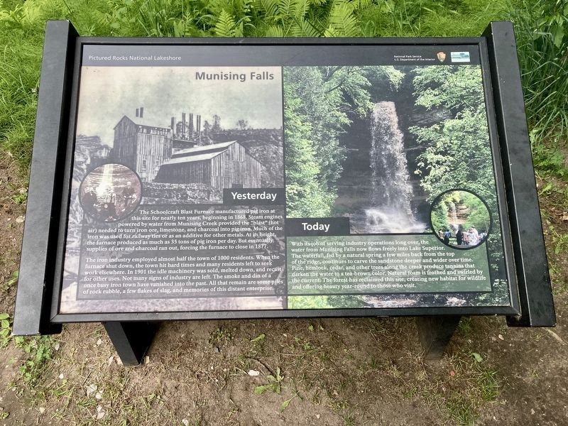 Munising Falls Marker image. Click for full size.