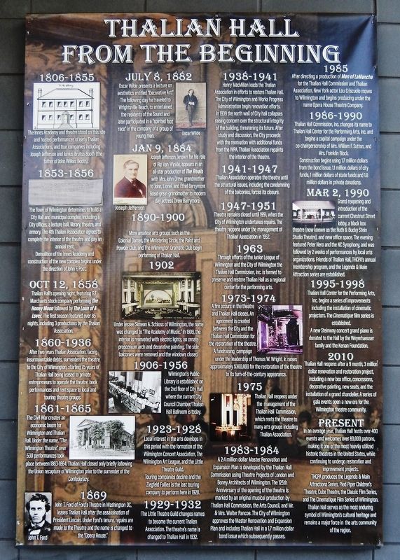Thalian Hall Marker image. Click for full size.