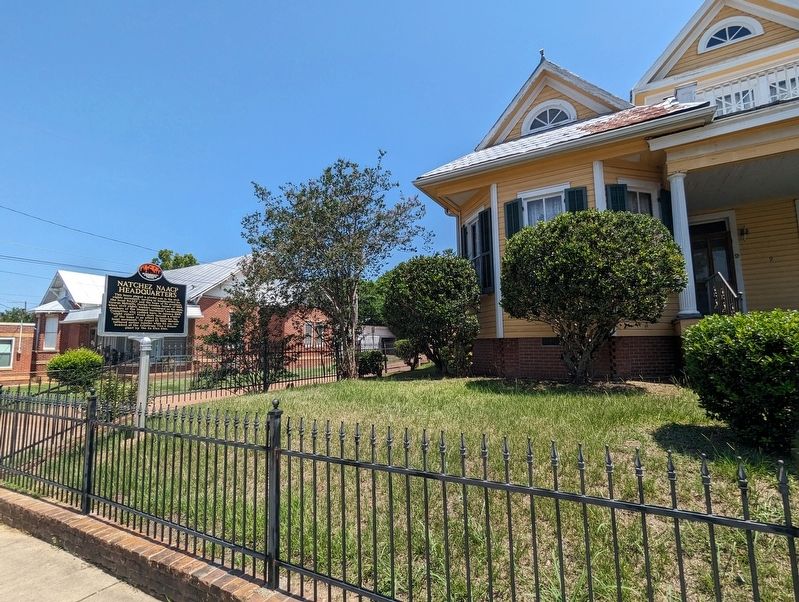 Natchez NAACP Headquarters Marker. Click for full size. Natchez NAACP Headquarters Marker image. Click for full size.