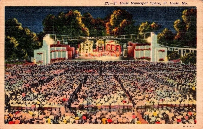 St. Luis Municipal Opera, St. Luis, Mo. image. Click for full size.
