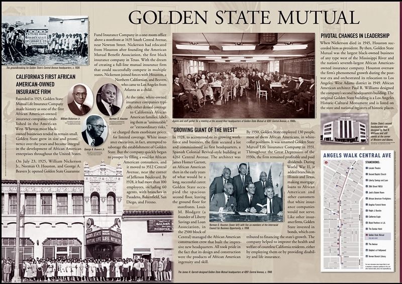 Golden State Mutual Marker image. Click for full size.