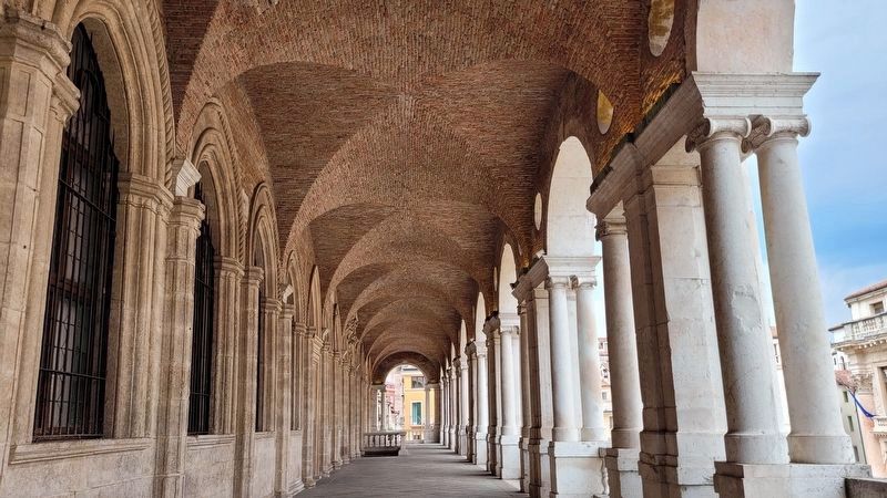 The upper floor patio along the Palladian Basilica. Click for full size. The upper floor patio along the Palladian Basilica image. Click for full size.