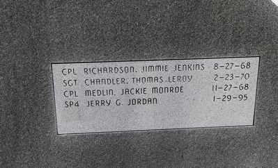 Horry County Vietnam Fallen Comrades Memorial. Click for full size. Horry County Vietnam Fallen Comrades Memorial image. Click for full size.
