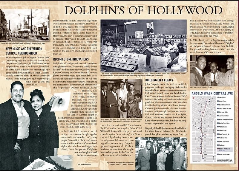 Dolphins of Hollywood Marker image. Click for full size.