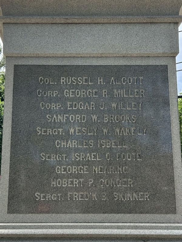 Sherburne Civil War Monument image. Click for full size.