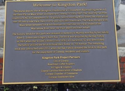 Welcome to Kingston Park! Marker. Click for full size. Welcome to Kingston Park! Marker image. Click for full size.